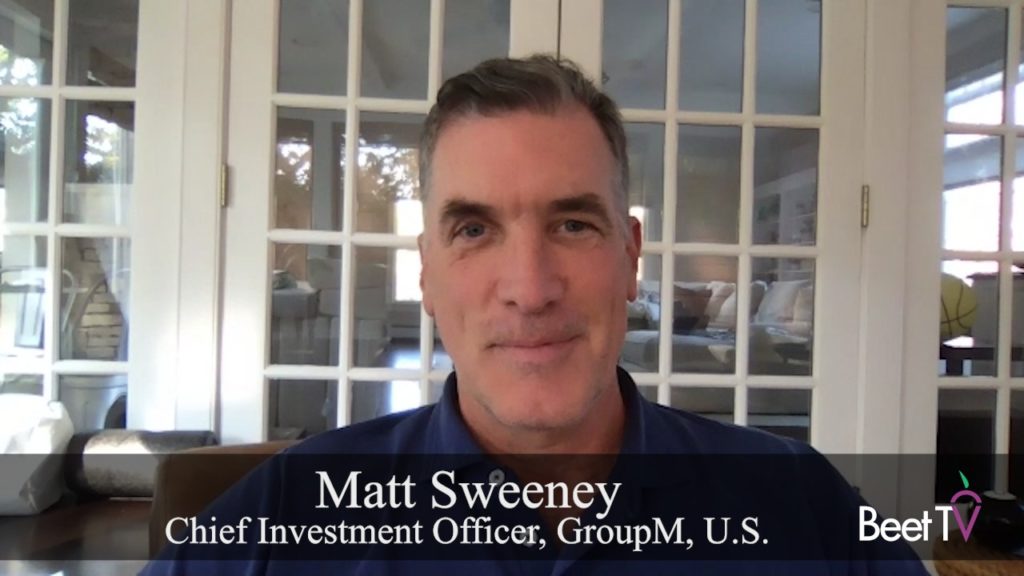 What GroupM Wants From Connected TV: Sweeney