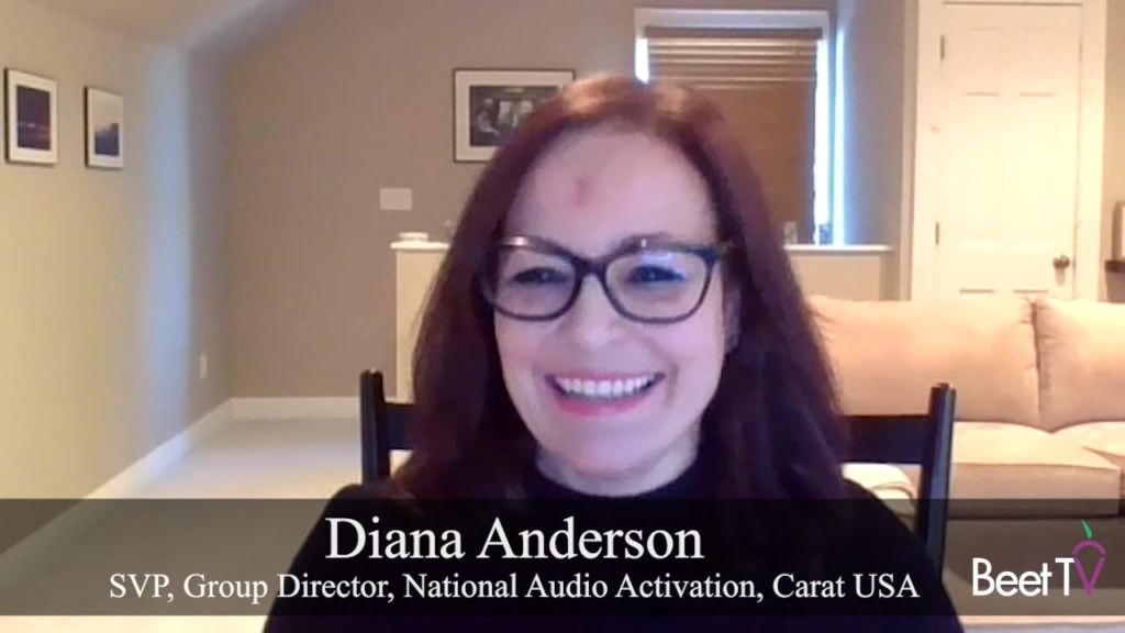 Now Hear This: Streaming Ads Rise Along With Radio, Carat’s Anderson Says