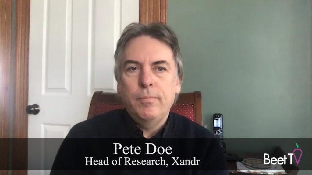 Digital Video Drives Demand for More Linear Targeting: Xandr’s Pete Doe