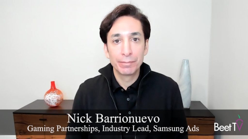 ‘Gamers Are at Forefront of Evolving Media Landscape’: Samsung Ads’ Nick Barrionuevo