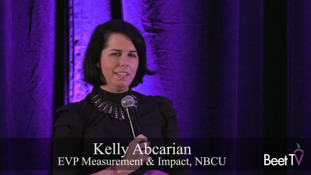 ‘Cross-Platform Measurement Is Ready’: NBCUniversal’s Kelly Abcarian