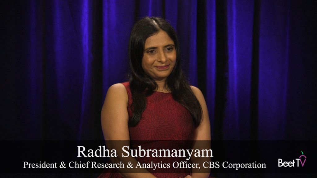 TV Consumption Will Grow Across Platforms: CBS’s Radha Subramanyam