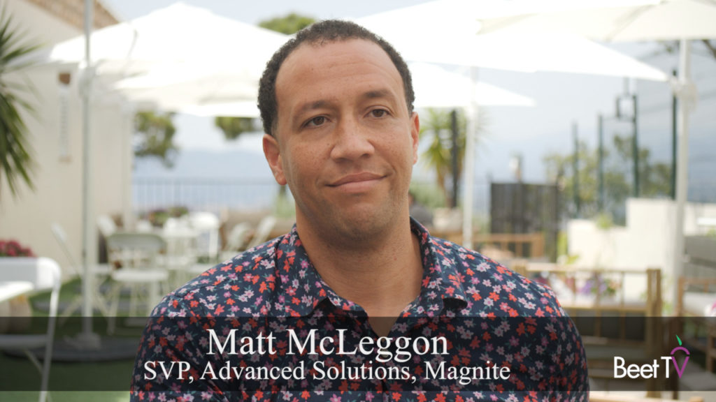 Magnite’s McLeggon Sees Convergence Crashing Ashore At Cannes