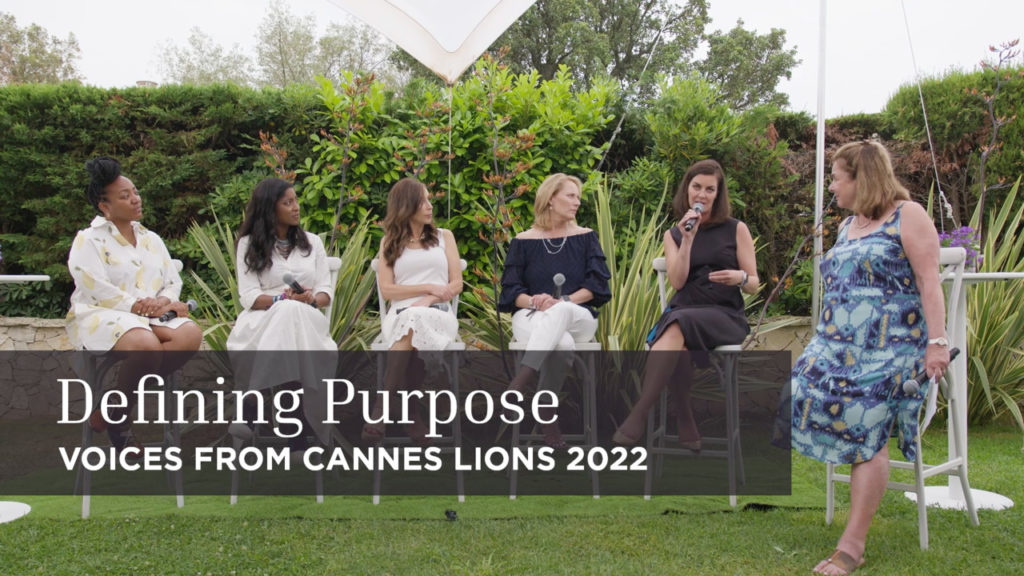 Defining Purpose: Voices from Cannes Lions in 2022