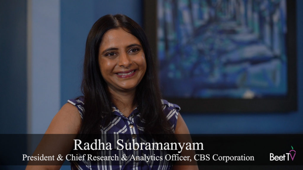 Innovation Is Transforming Media Measurement and Viewing Habits: CBS’s Radha Subramanyam