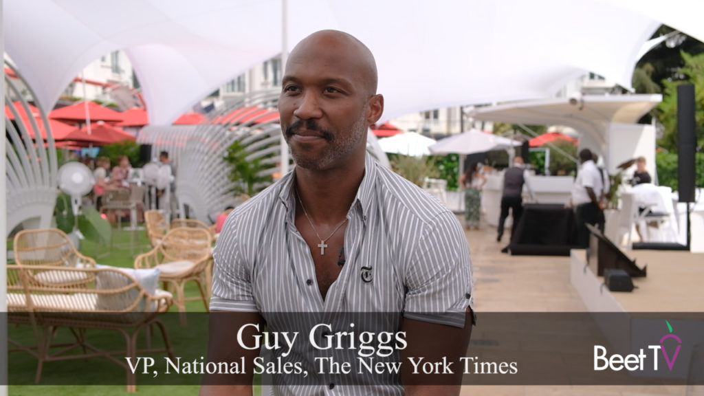 AI Technology, Subscriber Data Support Contextual Ads: New York Times’s Guy Griggs