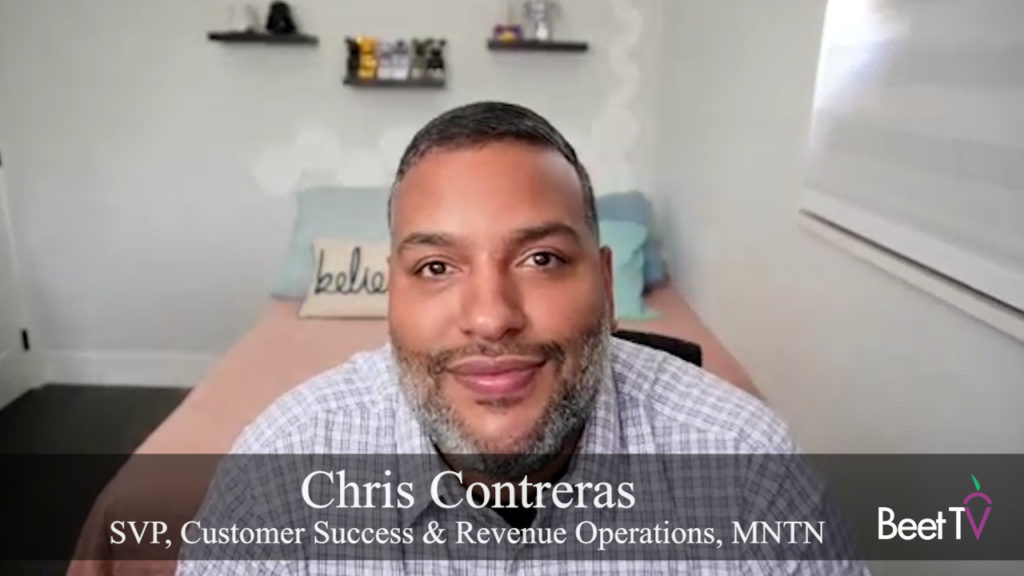 CTV Enables More Flexibility With Performance Marketing: MNTN’s Chris Contreras