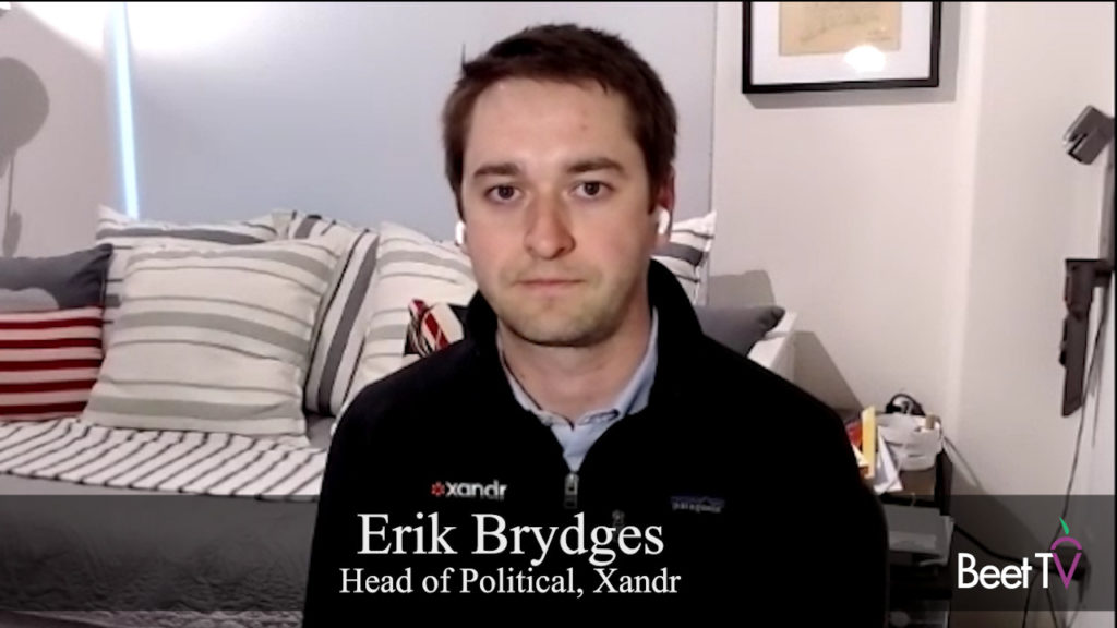 Political Campaigns Can Boost Performance With Streaming Ads: Xandr’s Erik Brydges