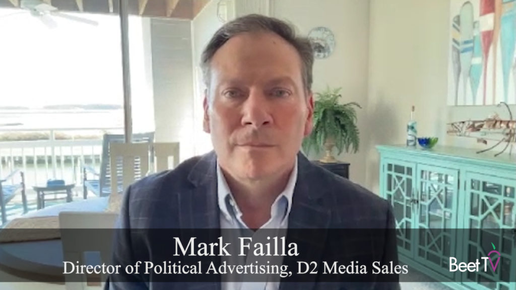 Midterm Elections Show CTV Is Key Part of Campaign Strategies: D2 Media’s Mark Failla