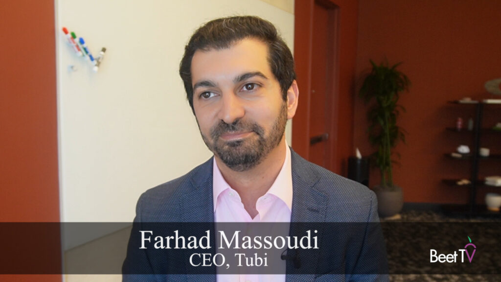 I Did It My Way: Tubi’s Massoudi Prefers The Long Tail To The Water Cooler