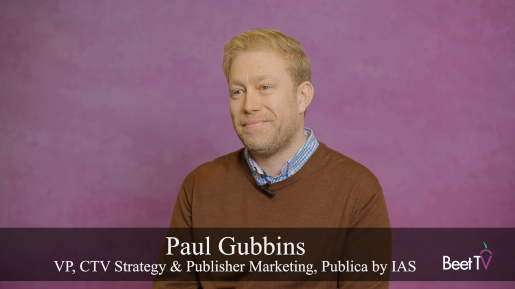 Programmatic Now Front And Center For TV Ads: Publica’s Gubbins