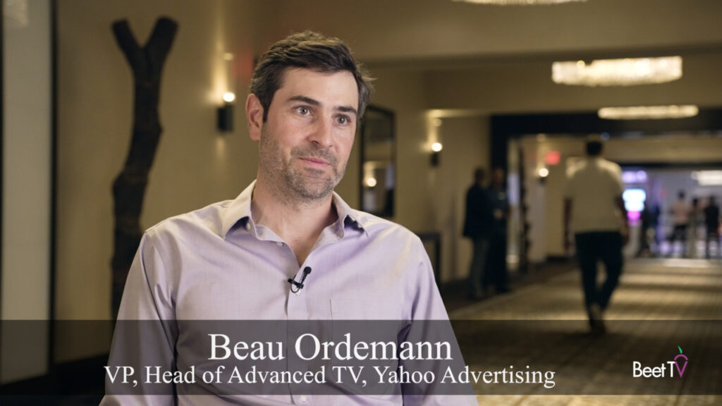 Programmatic Propels Streaming TV to New Heights, Says Yahoo’s Beau Ordemann