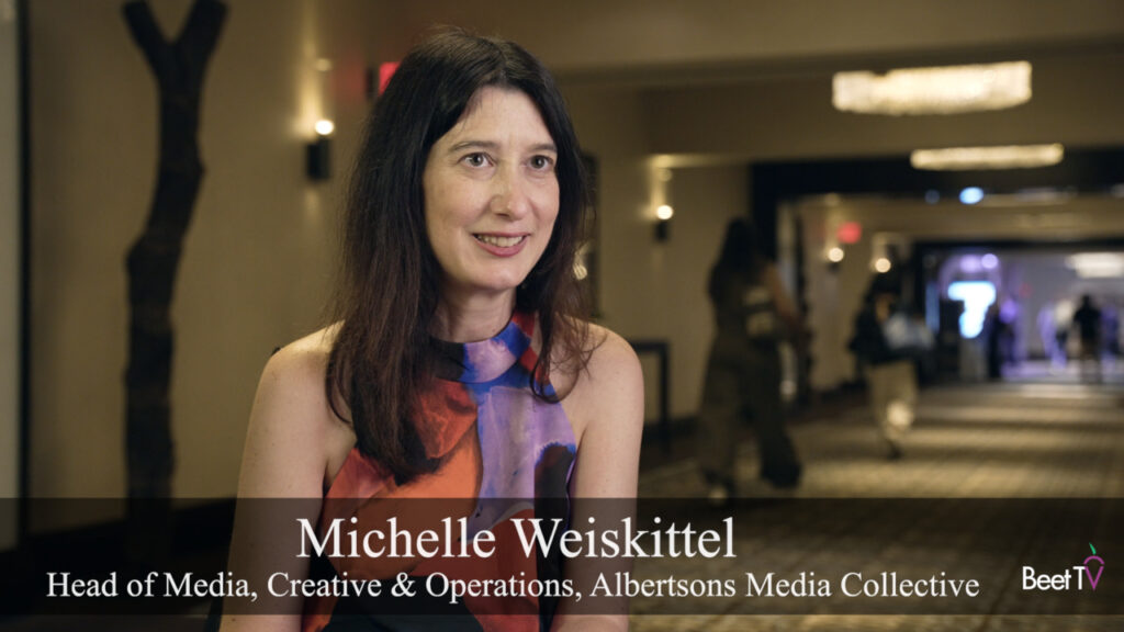 AI Enriches Retail Media, Especially for CTV: Michelle Weiskittel from Albertsons Media Collective