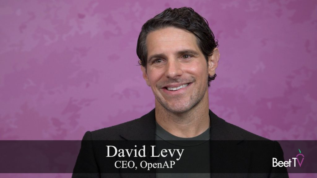 ‘Boring Work’ Comes Before AI-Optimized TV: OpenAP’s Levy
